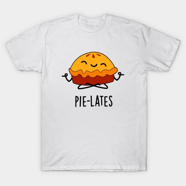 Pie-lates Funny Food Pie Pun T-Shirt by punnybone